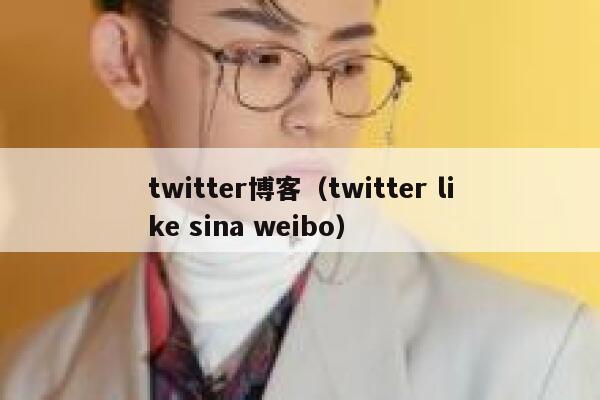 twitter博客（twitter like sina weibo） 第1张