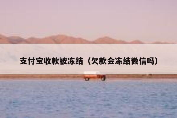 支付宝收款被冻结（欠款会冻结微信吗） 第1张