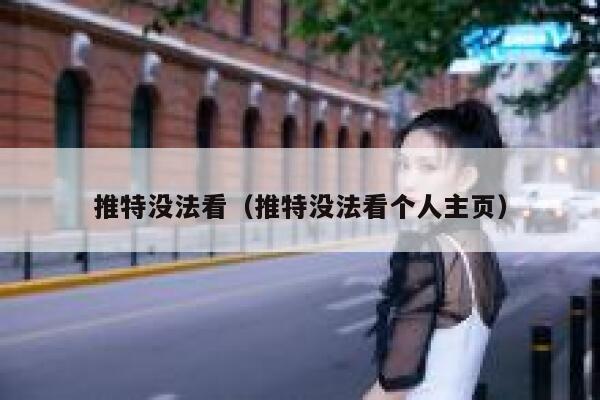 推特没法看（推特没法看个人主页） 第1张