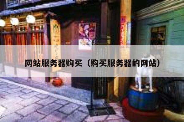 网站服务器购买（购买服务器的网站） 第1张