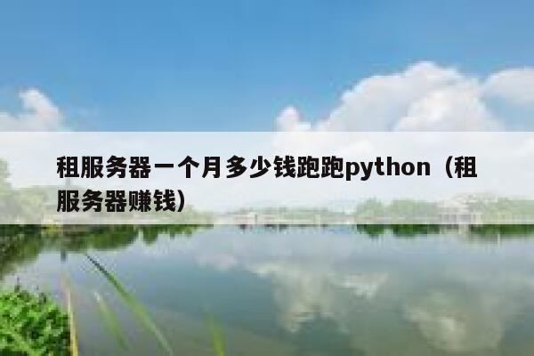 租服务器一个月多少钱跑跑python（租服务器赚钱） 第1张