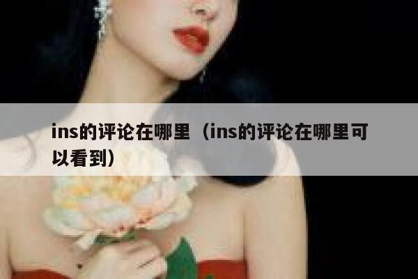 ins的评论在哪里（ins的评论在哪里可以看到） 第1张