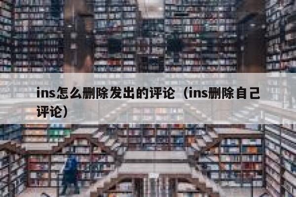 ins怎么删除发出的评论（ins删除自己评论） 第1张