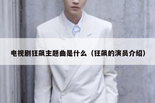 电视剧狂飙主题曲是什么（狂飙的演员介绍） 第1张