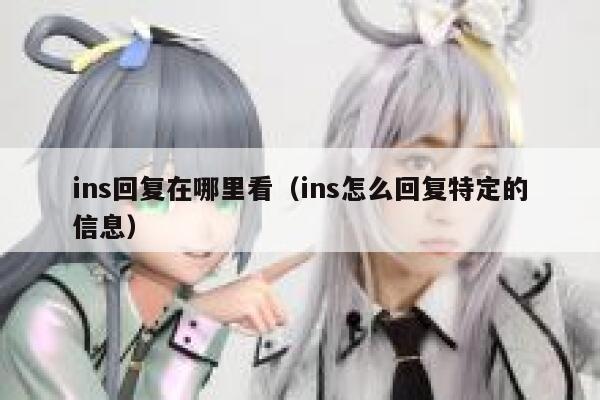 ins回复在哪里看（ins怎么回复特定的信息） 第1张