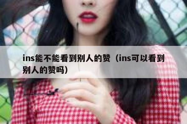 ins能不能看到别人的赞（ins可以看到别人的赞吗） 第1张