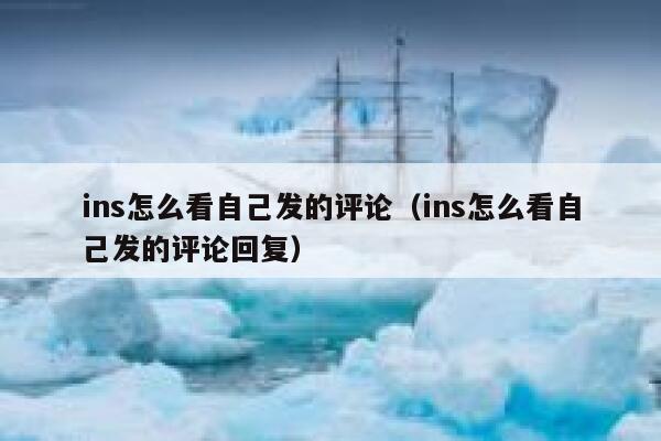 ins怎么看自己发的评论(ins怎么看自己发的评论回复) 第1张 ins怎么看自己发的评论(ins怎么看自己发的评论回复) 第1张