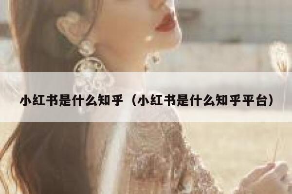小红书是什么知乎（小红书是什么知乎平台） 第1张