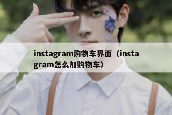 instagram购物车界面（instagram怎么加购物车） 第1张