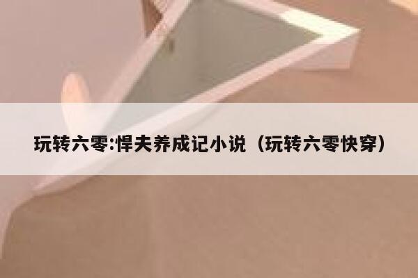 玩转六零:悍夫养成记小说（玩转六零快穿） 第1张