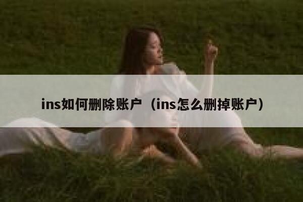 ins如何删除账户（ins怎么删掉账户） 第1张