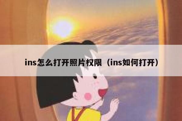 ins怎么打开照片权限（ins如何打开） 第1张