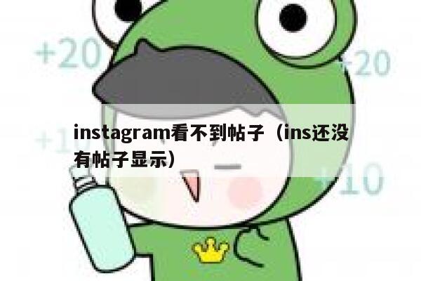 instagram看不到帖子（ins还没有帖子显示） 第1张