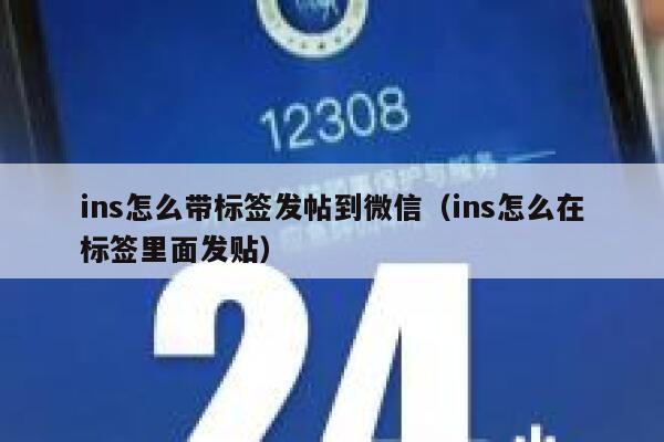ins怎么带标签发帖到微信（ins怎么在标签里面发贴） 第1张