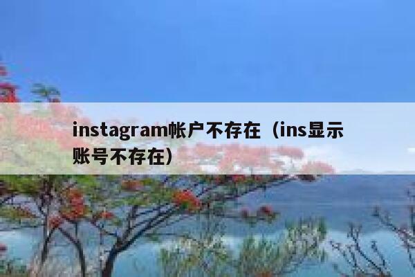 instagram帐户不存在(ins显示账号不存在) 第1张 instagram帐户不存在(ins显示账号不存在) 第1张