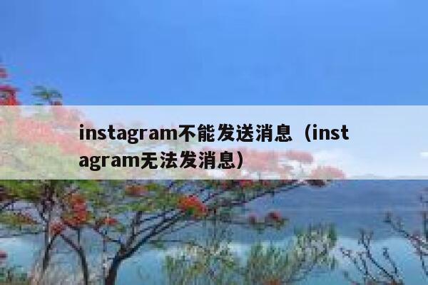 instagram不能发送消息（instagram无法发消息） 第1张