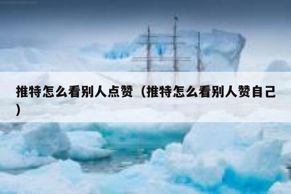 推特怎么看别人点赞(推特怎么看别人赞自己) 第1张 推特怎么看别人点赞(推特怎么看别人赞自己) 第1张