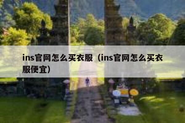 ins官网怎么买衣服（ins官网怎么买衣服便宜） 第1张