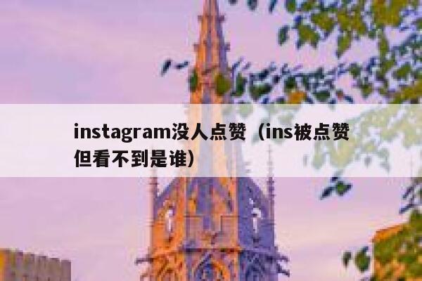 instagram没人点赞(ins被点赞但看不到是谁) 第1张 instagram没人点赞(ins被点赞但看不到是谁) 第1张