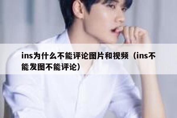 ins为什么不能评论图片和视频（ins不能发图不能评论） 第1张