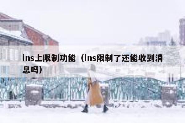 ins上限制功能（ins限制了还能收到消息吗） 第1张