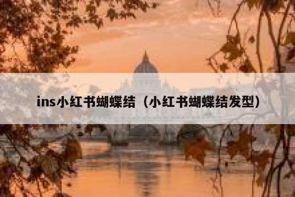 ins小红书蝴蝶结(小红书蝴蝶结发型) 第1张 ins小红书蝴蝶结(小红书蝴蝶结发型) 第1张