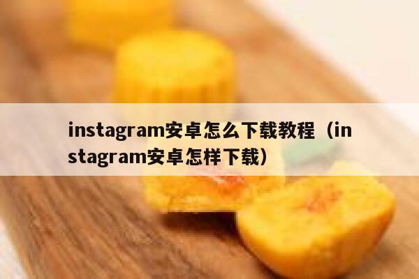 instagram安卓怎么下载教程(instagram安卓怎样下载) 第1张 instagram安卓怎么下载教程(instagram安卓怎样下载) 第1张
