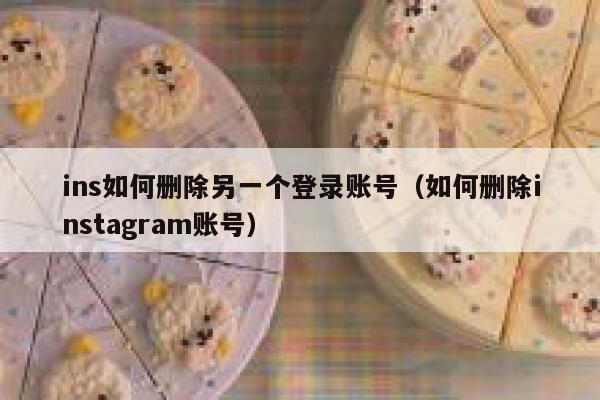 ins如何删除另一个登录账号（如何删除instagram账号） 第1张