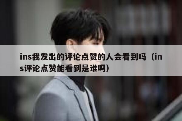 ins我发出的评论点赞的人会看到吗（ins评论点赞能看到是谁吗） 第1张