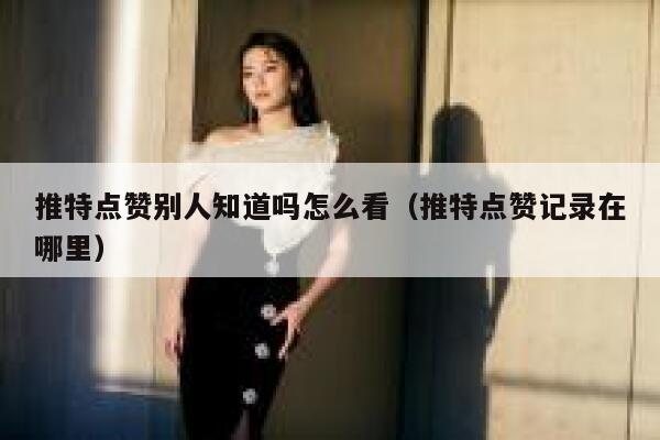 推特点赞别人知道吗怎么看（推特点赞记录在哪里） 第1张