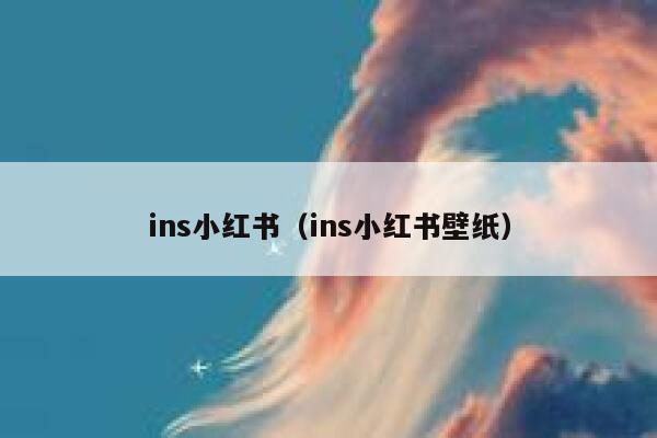 ins小红书（ins小红书壁纸） 第1张