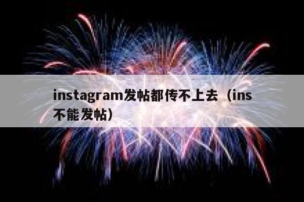 instagram发帖都传不上去(ins不能发帖) 第1张 instagram发帖都传不上去(ins不能发帖) 第1张