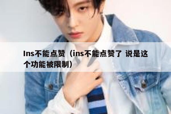 Ins不能点赞（ins不能点赞了 说是这个功能被限制） 第1张