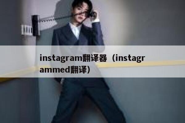instagram翻译器（instagrammed翻译） 第1张