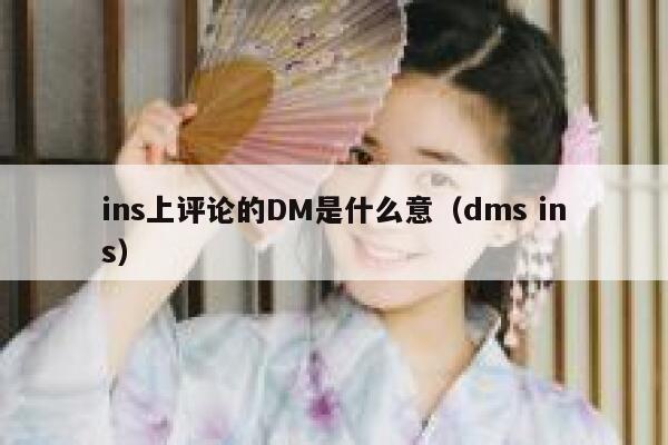 ins上评论的DM是什么意（dms ins） 第1张