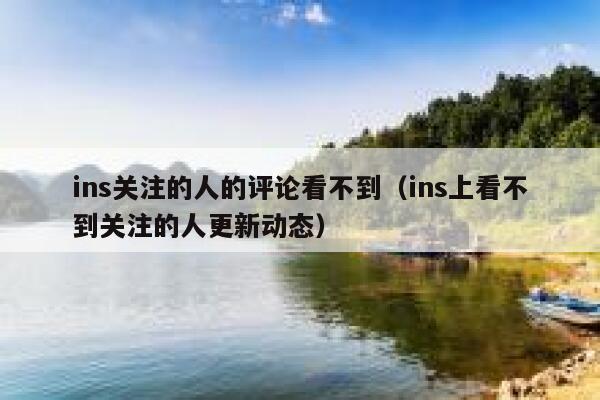 ins关注的人的评论看不到（ins上看不到关注的人更新动态） 第1张