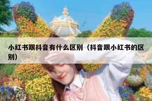 小红书跟抖音有什么区别（抖音跟小红书的区别） 第1张