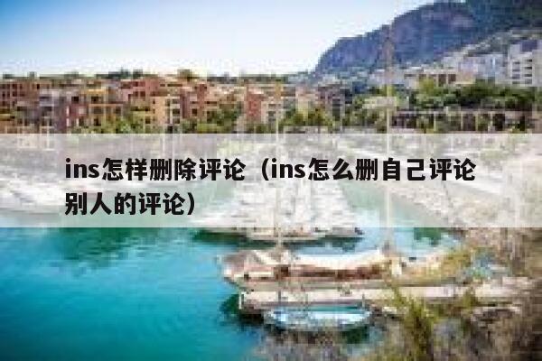 ins怎样删除评论（ins怎么删自己评论别人的评论） 第1张