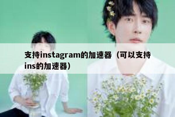 支持instagram的加速器（可以支持ins的加速器） 第1张
