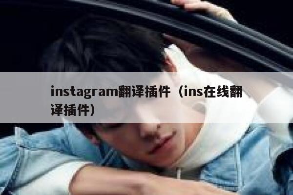 instagram翻译插件（ins在线翻译插件） 第1张