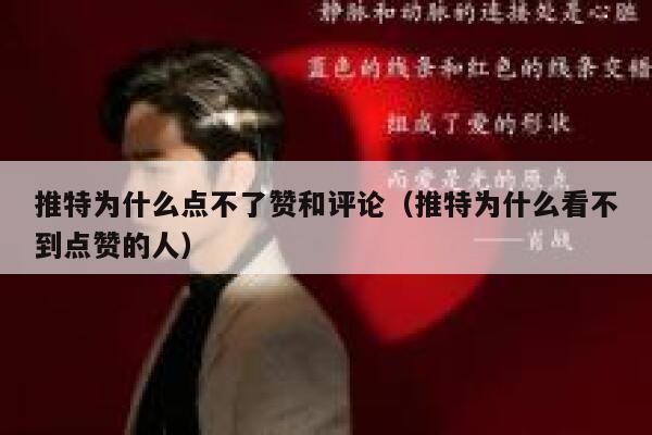 推特为什么点不了赞和评论（推特为什么看不到点赞的人） 第1张