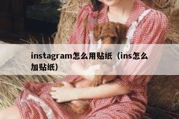 instagram怎么用贴纸（ins怎么加贴纸） 第1张