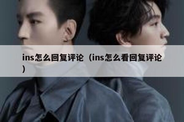 ins怎么回复评论（ins怎么看回复评论） 第1张
