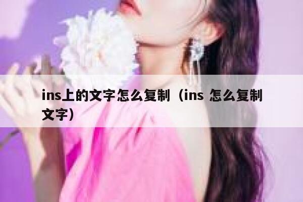 ins上的文字怎么复制（ins 怎么复制文字） 第1张