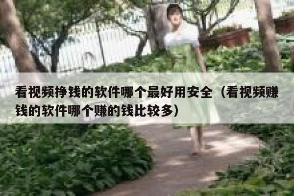 看视频挣钱的软件哪个最好用安全（看视频赚钱的软件哪个赚的钱比较多） 第1张