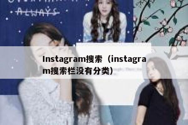 Instagram搜索（instagram搜索栏没有分类） 第1张