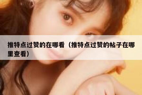 推特点过赞的在哪看（推特点过赞的帖子在哪里查看） 第1张