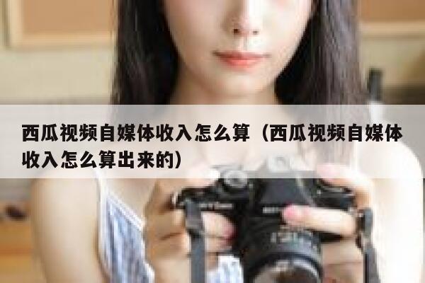 西瓜视频自媒体收入怎么算（西瓜视频自媒体收入怎么算出来的） 第1张