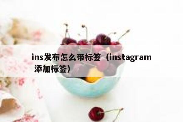 ins发布怎么带标签(instagram 添加标签) 第1张 ins发布怎么带标签(instagram 添加标签) 第1张