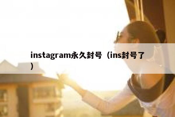 instagram永久封号（ins封号了） 第1张